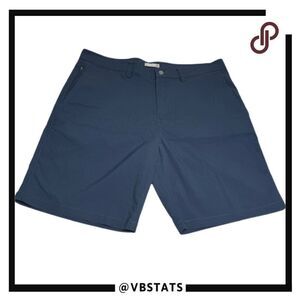 tasc Performance Men's Tailored Chino Shorts Navy Blue Size 36‎